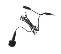 EPIGEIST Miniature Handheld Portable Microphone for Mobile Phone and Laptop, Black Mini Singing Microphone Headphone, Lightweight Recording Mic for Karaoke and Voice Chats