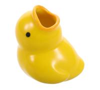 EPIGEIST Modern Ceramic Toothbrush Space-efficient Holder Duck Shape for Bathroom Decor