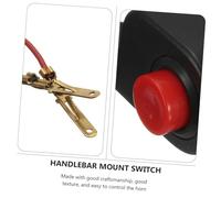 EPIGEIST Motorcycle Handlebar Mount Horn Control Switch Black Reliable Easy Installation for Safer Riding Compatible with Atv and Electric Bikes