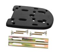 EPIGEIST Motorcycle Trunk Case Mount Plate Kit PP and Iron Rear Mounting Hardware for Luggage Rack Thick Bottom Base with Screws for Easy Installation Motorbike Rear Boxes