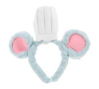 EPIGEIST Mouse Ears Chef Hat Headband Mini Chef Hat, Grey Rat Ears Costume Hairband for Boys and Girls and Adults, Cartoon Role Play Party Accessory for Halloween and Cosplay