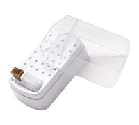 EPIGEIST Nail Drill Bits Storage Box 30-slot Manicure Polishing Head Organizer with Cleaning Brush Dustproof Nail Art Supplies Holder for Professional and Home Use