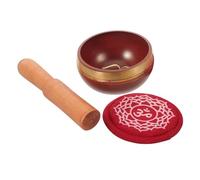 EPIGEIST Nepal Singing Bowl with Cushion and Mallet Hand-hammered Tibetan Sound Bowl for Meditation Yoga Portable Decorative Temple Accessory for Mindfulness and Relaxation