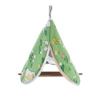 EPIGEIST Parrot Nest House Warm Bird Bed for Winter Small Flower Pattern Soft Cotton Snuggle Hut Suitable for Cockatiels Conures Caique Senegal Parakeet Sleeping and Cuddle