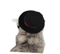 EPIGEIST Pet Black Top Hat Costume Supplies Cosplay Accessory for Dogs Cats Stylish Holiday Party Hat for Christmas Halloween Birthday Photoshoot Easy to Wear and Comfortable