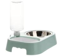 EPIGEIST Pet Drinking Tool Feeder Bowl Automatic Water Supply Separated Design Abs Material 500ml Capacity Blue Hanging Water Dispenser for Pets and Small Animals