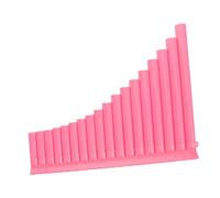 EPIGEIST Pink Pan Flute Instrument 16 Pipes Abs Resin Stylish Appearance Sound Quality Versatile Use for Pan Flute Teaching in Educational Settings