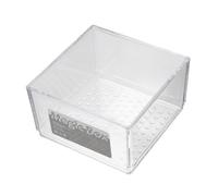 EPIGEIST Plastic Drawer Storage Box with Multiple Compartments Stackable Partition Organizer for Cosmetics and Small Items Material Space Saving Storage Container for Desk and Bedroom