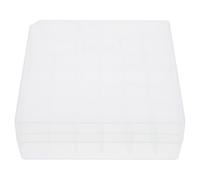 EPIGEIST Plastic Vial Storage Case 36 Slots Sample Vial Box for Medical Use Sturdy Compartment Box for Organizing and Sample Bottles