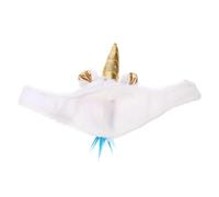 EPIGEIST Plush Reptile Unicorn Hat Small Colorful Soft Pet Hat Festival Party Cosplay Decorative for Lizards and Small Pets Random Color