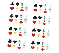EPIGEIST Poker Theme Plastic Confetti Vegas Party Table Decoration Reusable Festival Scatter for Wedding Birthday Celebration