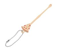 EPIGEIST Portable Cartoon Pizza-Shaped Ear Wax Removal Spoon Cute Metal Ear Cleaner for Boy Girl Adults Compact and Fun Cleaning Tool for Home Use Picks for Easy Wax Removal