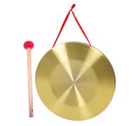 EPIGEIST Portable Gong with Hammer Handheld Percussion Instrument for Parties Music Lessons and Educational Play Sound for Events and Performances