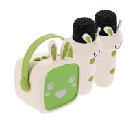 EPIGEIST Portable Karaoke Machine with Microphone for Mini Speaker with Audio Easy Operation Storytelling Singing Travel-friendly Compact Dj Speaker in Fresh Green