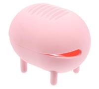 EPIGEIST Portable Silicone Makeup Sponge Case for Cosmetic Egg Storage Dry and Wet Dual-use Holder for Travel and Home Pink Makeup Sponge Organizer Box
