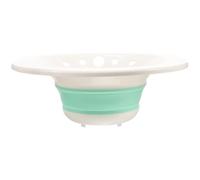 EPIGEIST Portable Wash Bowl for Intimate Care and Elderly Use, Foldable Bidet Basin, PP and TPR, White, Space Saving Feature, Fits Toilet Use, Nursing Bidet Basin
