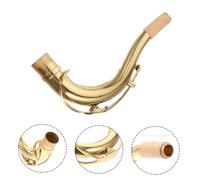 EPIGEIST Professional Golden Saxophone Bending Neck Sound Changing Tube Accessory for Tenor and Alto Saxophones Brass Replacement Part