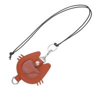 EPIGEIST PU Leather Pet Hair Keepsake Keychain Secure Closure Dog and Cat Hair Storage Holder Elegant Memorial Ornament for Pet Remembrance Keepsake for Cherished Memories