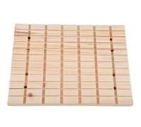 EPIGEIST Rabbit Wooden Claw Grinding Board Small Pet Scratching Pad 27x20x1.5cm Natural Wood Nail Care for Rabbit Guinea Pig Hamster Grooming