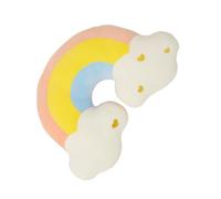 EPIGEIST Rainbow Shaped Plush Cloud Pillow Soft Decorative Throw Cushion Filled with Elastic PP Cotton for Bedroom Office Car Lovely Nordic Style Rainbow Cushion Gift for Friends and Family