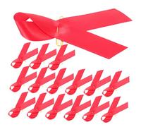 EPIGEIST Red Ribbon Pin for Aids Awareness, 16cm x 1.3cm Reusable Fundraising Badge for Public Health Campaigns and Charity Events
