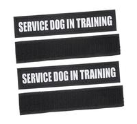EPIGEIST Reflective Pet Vest Hook and Loop Patches, Self Adhesive Dog Vest Labels, Service Dog Training s Size, Sturdy Pet Clothing Decor for Safety and Visibility
