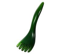 EPIGEIST Resin Beeswax Five-Claw Massage Comb Scalp Massager Ergonomic Scrapping Tool for Relaxation and Fatigue Relief Green