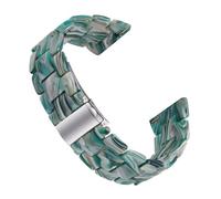 EPIGEIST Resin Replacement Watch Strap for Heat and Water Resistant Flexible Band Comfortable and Wristband in Face Green