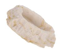 EPIGEIST Resin Reptile Water Bowl with Natural Rock Texture Easy to Clean Food and Water Dish for Bearded Dragons Tortoises Corn Snakes and Other Small Reptiles Portable Habitat Accessory