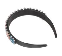 EPIGEIST Rhinestone Crystal Headband for Women and Chic Acrylic Flower Hairband with Full Diamond Embellishment Elegant Bridal and Party Hair Accessory for Weddings Showers Engagements and