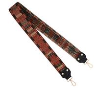 EPIGEIST Roman Embroidery Banjo Strap Replacement Delicate Jacquard Woven Shoulder Strap for Banjo and Guitar Black with Light Gold Detailing for Music Performance