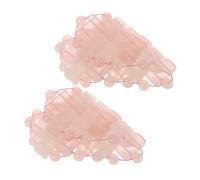 EPIGEIST Rose Quartz Stone Eye Mask Heart-shaped Facial Massage Patch Cooling Eye Covers for Spa and Travel Sleep Fatigue Relief