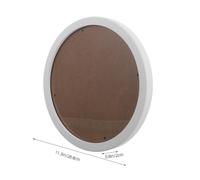 EPIGEIST Round Wooden Photo Frame Rustic Circular Wall Hanging Picture Holder for Home Living Office Desk Decoration