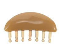EPIGEIST Scalp Massage Comb 7-teeth Horn-shaped Head Massager for Adults and Women, Portable Hair Scalp Massaging Tool with Rounded Tips for Relaxation and Hair Stimulation