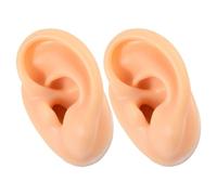 EPIGEIST Silicone Ear Display Model 2pcs Left Ear for Piercing Practice Jewelry Display in Beauty Personal Care