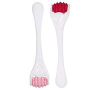 EPIGEIST Silicone Eye Roller Massage Tool Mini Face Massage Roller Face and 2pcs White, Pain Relief and Helps Cream Absorb Abs for for Home and Travel Use Eyes