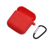EPIGEIST Silicone Protective Cover for Wireless Headset in Red Portable Storage Case Compatible Earphone Model for Travel and Daily Use