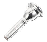 EPIGEIST Silver Copper Euphonium Mouthpiece Replacement Part with Lasting Luster and Good Feel, Suitable for Professional and Beginner Euphonium Players, Musical Instrument Accessory