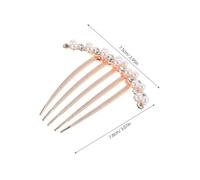 EPIGEIST Silver Pearl Rhinestone Hair Comb for Women Bridal Hair Accessory Elegant Floral Hairpin with Luxurious Embellishments Versatile Design for All Hairstyles Asian Style Wedding