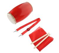 EPIGEIST Simple Waist Drum Traditional Waist Drum Music Material Long Silk Cowhide Pvc Adult Boys and Girls Percussion