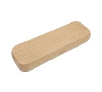 EPIGEIST Solid Color Pencil Holder Creative Maple Wood Storage Case Multi-Function Single Pen Box for Office Supplies and Stationery Organization