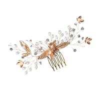 EPIGEIST Sparkling Rhinestone Bridal Hair Comb Elegant Headpiece for Weddings for Brides Intricate Craftsmanship Versatile Design for Various Wedding Themes
