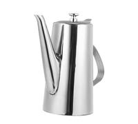 EPIGEIST Stainless Steel Oil Dispenser Bottle with Long Spout Water Pot for Liquid Seasoning Storage Large Capacity Kitchen Sauce Container for Home and Restaurant Use