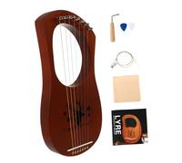 EPIGEIST String Lyre Harp Portable String Instrument Retro Deer Design with Rounded Edges Resonant Body for Beginners Gift