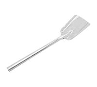 EPIGEIST Strong Iron Long Handle Coal Shovel with Easy to Operate Design Multi-functional Coals Spade and Sturdy Silver Finish for Kitchen and Party Use