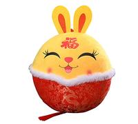 EPIGEIST Stuffed Rabbit Doll Plush Bunny for Spring Decoration Lucky Rabbit Mascot for Year Celebrations Birthdays and Special Occasions