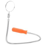 EPIGEIST Telescoping Inspection Mirror with LED Light Rotatable Stainless Steel Reflective Surface Extendable Handle Compact Foldable Vehicle Under-car Inspection Tool for Mechanics and