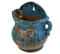 EPIGEIST Terracotta Wall Planters Ceramic Bonsai Pot Chic Shaped Design Wall Mounted Flowerpot for Indoor Decor for Succulents and Grasses for Scene Decorations and Family during The