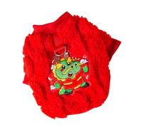 EPIGEIST Thermal Pet Clothes Warm Winter Puppy Coat for Dogs Adorable Soft Thick Keeps Pets Comfortable and Cozy Close Fit Design for Cold Weather Year Festival Outfit