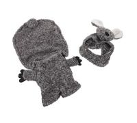 EPIGEIST Thickened Warm Dog Costume for Small Pets Insulated Winter Coat Cozy Funny Pet Apparel with Playful Animal Themes Easy to Wear for Corgi French Bulldog Holiday Parties